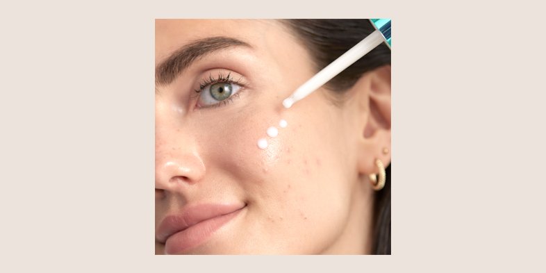 A lady applying Bright Reveal